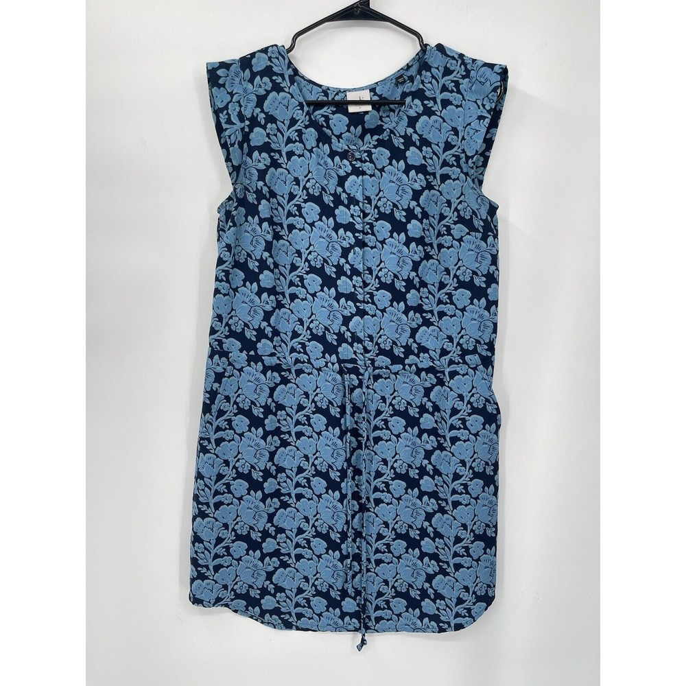 Cabi Blue Floral Java Dress Size Small Style #5265